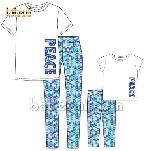 Peace Mommy & me matching clothing - MM 79